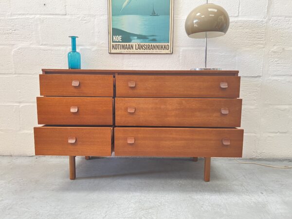 Mid Century Compact Sideboard / Bank of Drawers by Symbol Furniture