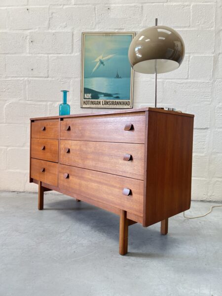 Mid Century Compact Sideboard / Bank of Drawers by Symbol Furniture