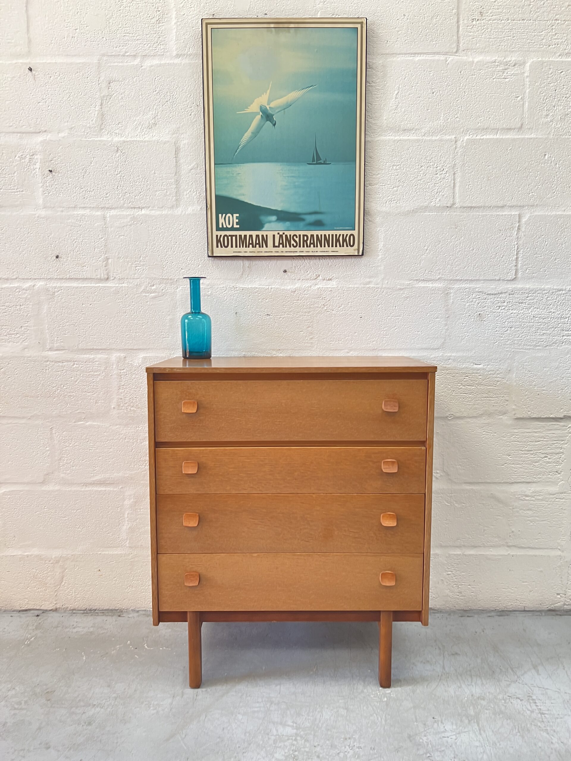 1960s Chest of Drawers / Tallboy by Symbol Furniture