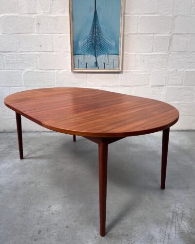 Mid Century Troeds 'Malta' Round Dining Table By Nils Jonsson