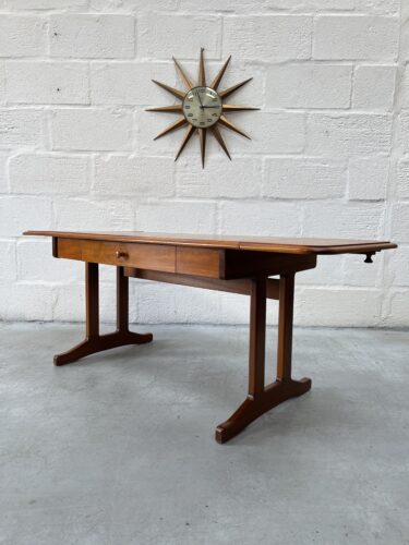 Vintage Retro Teak Drop-leaf Occasional Coffee Table