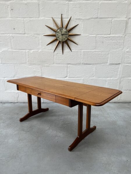 Vintage Retro Teak Drop-leaf Occasional Coffee Table