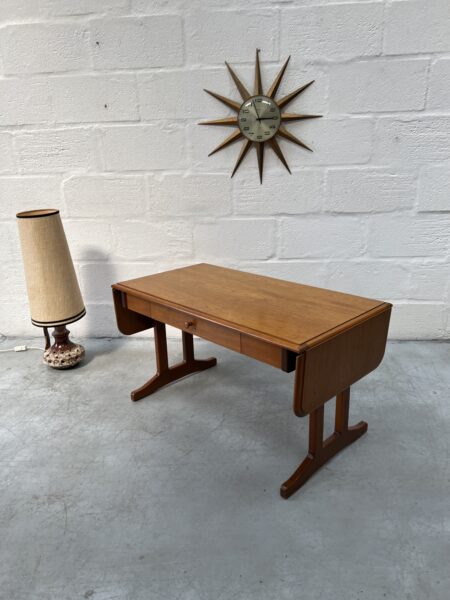 Vintage Retro Teak Drop-leaf Occasional Coffee Table