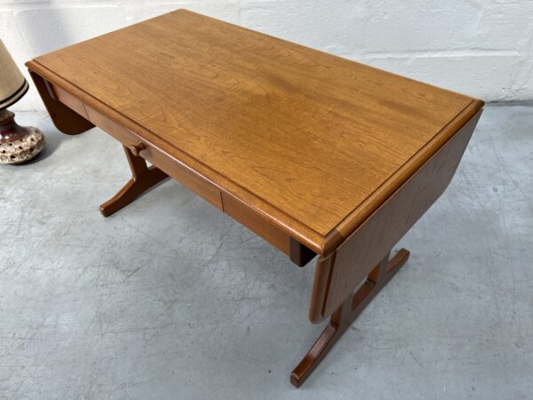 Vintage Retro Teak Drop-leaf Occasional Coffee Table