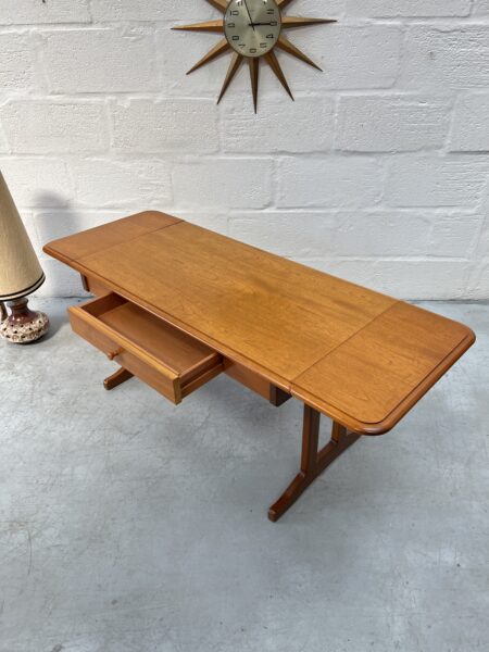 Vintage Retro Teak Drop-leaf Occasional Coffee Table