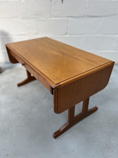 Vintage Retro Teak Drop-leaf Occasional Coffee Table