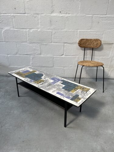 Vintage John Piper 'London Skyline' Coffee Table for Habitat