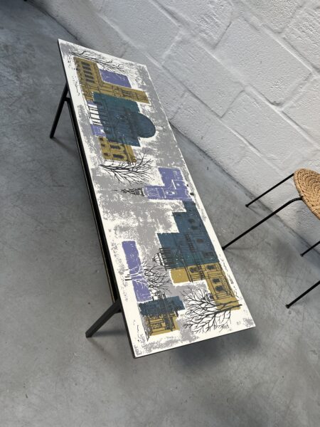 Vintage John Piper 'London Skyline' Coffee Table for Habitat