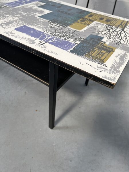 Vintage John Piper 'London Skyline' Coffee Table for Habitat