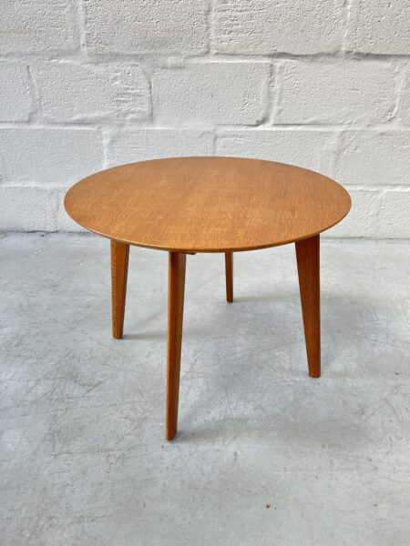 Mid Century Oak Round Coffee Table