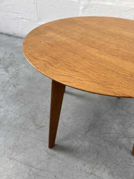 Mid Century Oak Round Coffee Table