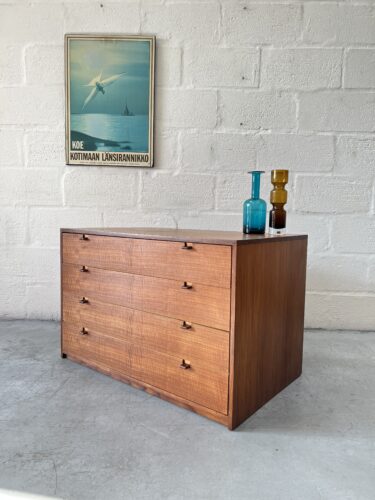 Vintage Teak Chest of Four Drawers by Robert Heritage for Heals