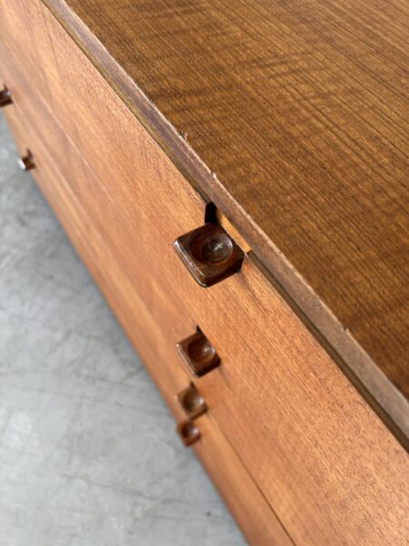 Vintage Teak Chest of Four Drawers by Robert Heritage for Heals