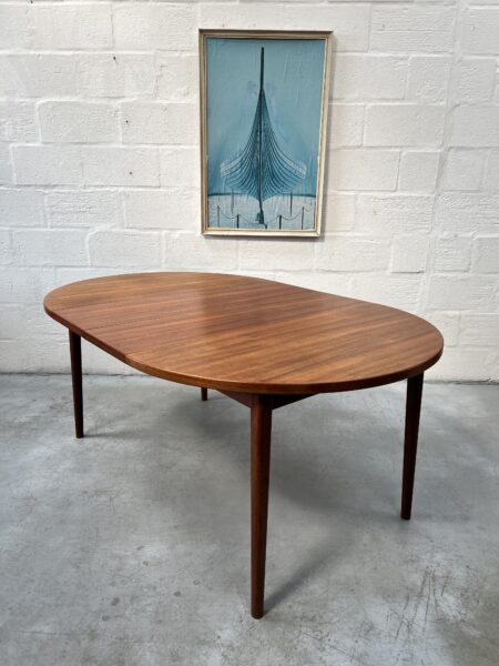 Mid Century Troeds 'Malta' Round Dining Table By Nils Jonsson