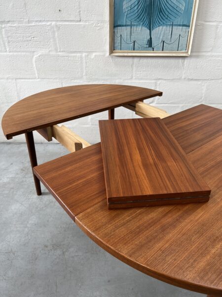 Mid Century Troeds 'Malta' Round Dining Table By Nils Jonsson