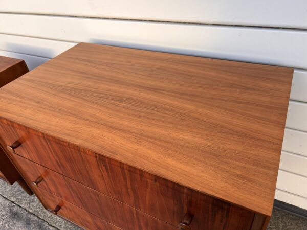 Vintage Meredew Chest of Drawers and Matching Bedside Cabinet