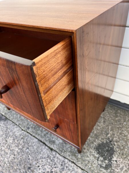 Vintage Meredew Chest of Drawers and Matching Bedside Cabinet