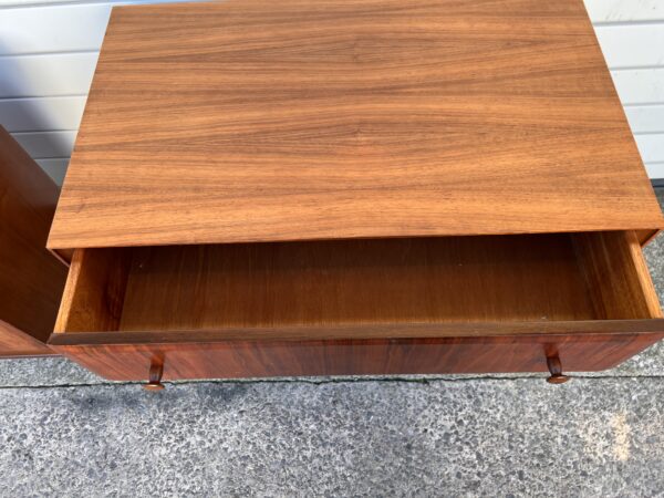 Vintage Meredew Chest of Drawers and Matching Bedside Cabinet