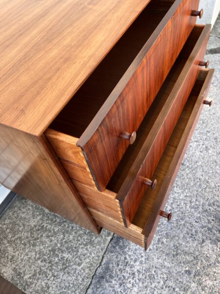 Vintage Meredew Chest of Drawers and Matching Bedside Cabinet