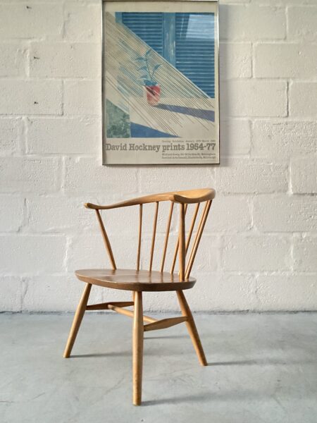 ERCOL Classic 'Cow Horn' Windsor Fireside Armchair 338