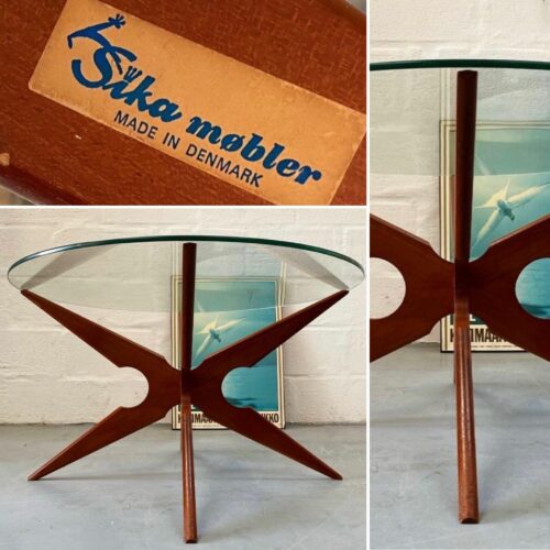 Danish Teak 'Spider' Coffee Table by Vladimir Kagan for Sika Mobler, 1960s  