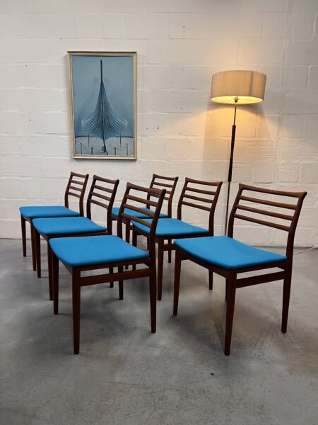 Six Danish Dining Chairs By Erling Torvits For Sorø Stolefabrik, 1960s