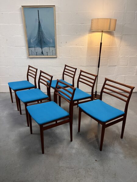 Six Danish Dining Chairs By Erling Torvits For Sorø Stolefabrik, 1960s