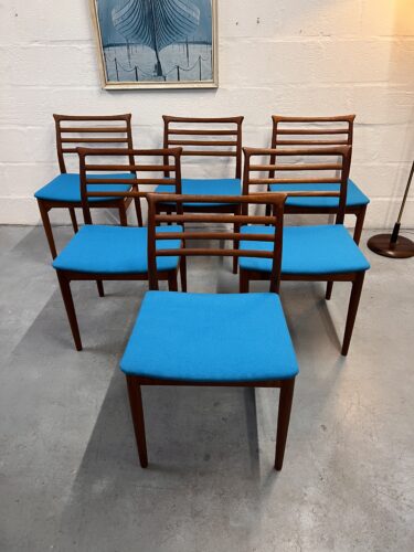 Six Danish Dining Chairs By Erling Torvits For Sorø Stolefabrik, 1960s