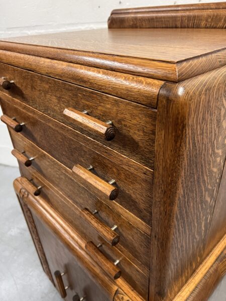 Utility Art Deco Vertical Sideboard, 1930s