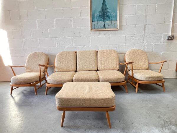 Vintage Ercol Windsor Living Room Suite