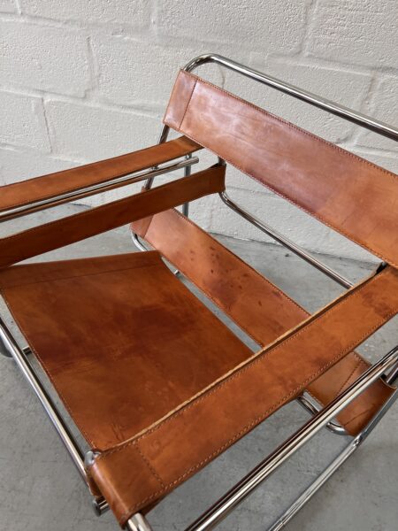 Mid Century Vintage 1960s Tan Wassily B3 Chair