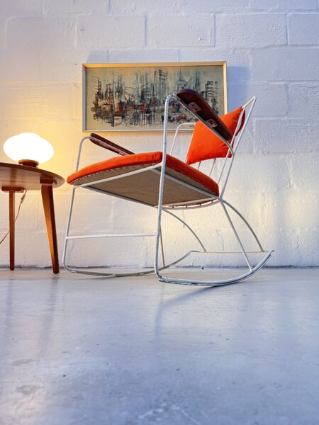 Mid Century Vintage Ernest Race Rocking Chair