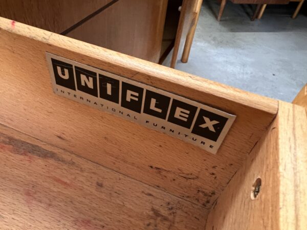 1960's Vintage Teak Sideboard by Uniflex