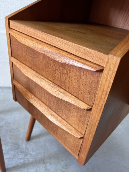 Mid Century Danish Teak Desk by Gunnar Nielsen for Tibergaard, 1960s 