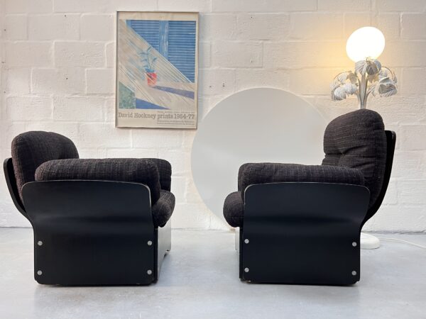 Pair of Pica Lounge Chairs By Max Clendining For Race Furniture, 1960s