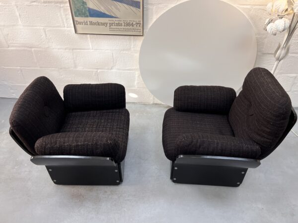 Pair of Pica Lounge Chairs By Max Clendining For Race Furniture, 1960s