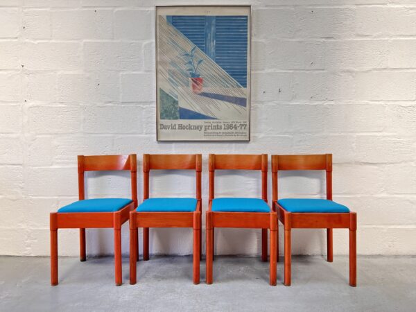Set of 4 Vintage Habitat Magistretti Modello Dining Chairs