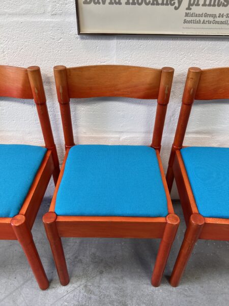 Set of 4 Vintage Habitat Magistretti Modello Dining Chairs