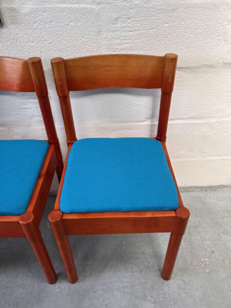 Set of 4 Vintage Habitat Magistretti Modello Dining Chairs