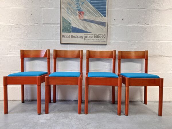 Set of 4 Vintage Habitat Magistretti Modello Dining Chairs