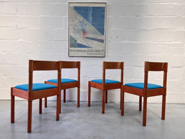 Set of 4 Vintage Habitat Magistretti Modello Dining Chairs