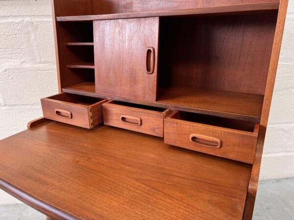 1960's Danish Teak Vintage Writing Bureau