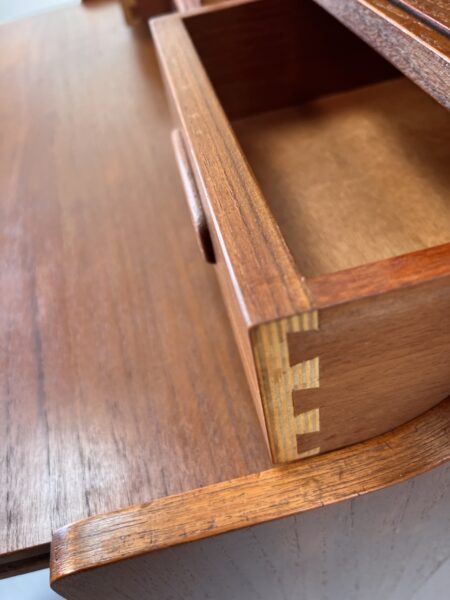 1960's Danish Teak Vintage Writing Bureau