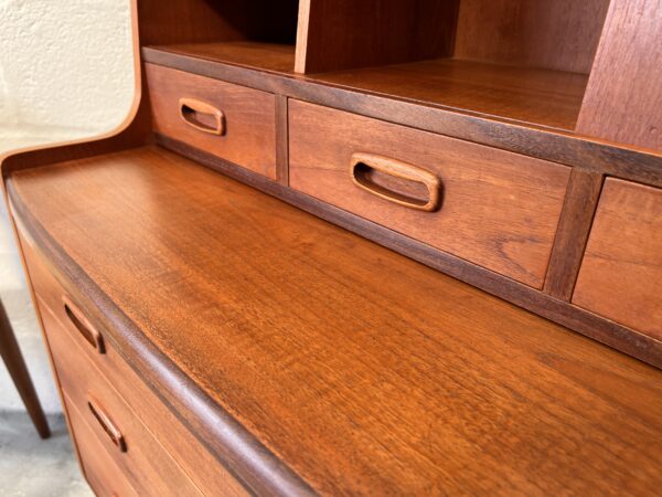 1960's Danish Teak Vintage Writing Bureau