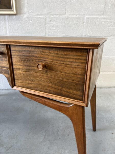 1950s Walnut Mid Century Alfred Cox Dressing Table