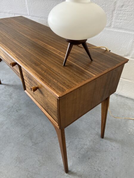 1950s Walnut Mid Century Alfred Cox Dressing Table