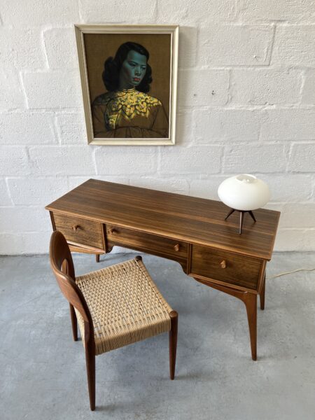 1950s Walnut Mid Century Alfred Cox Dressing Table