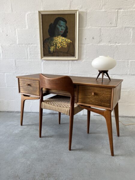 1950s Walnut Mid Century Alfred Cox Dressing Table