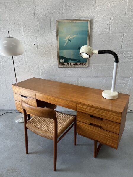 Mid Century Vintage 1960s Uniflex Dressing Table / Desk