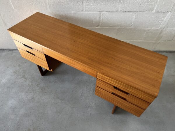 Mid Century Vintage 1960s Uniflex Dressing Table / Desk